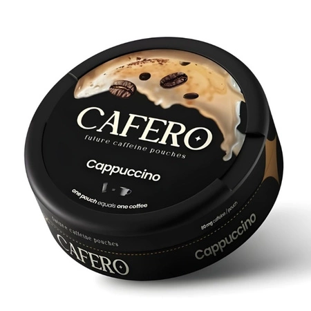 Woreczki kofeinowe CAFERO Cappuccino 80mg