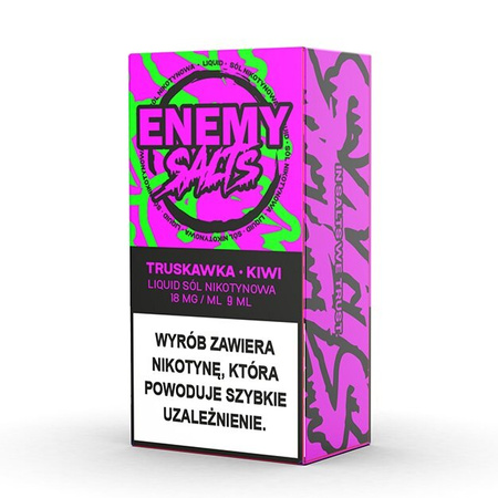 Liquid Enemy Salts 9ml - Strawberry Kiwi 18mg