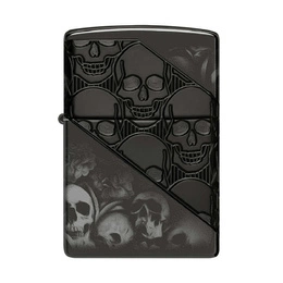 ZIPPO - Skulls Design Black