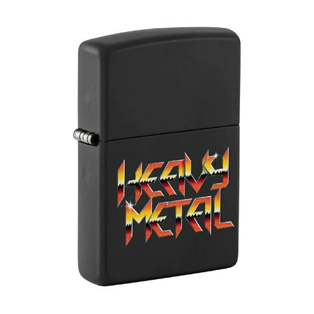 ZIPPO - Heavy Metal Design Black Matte