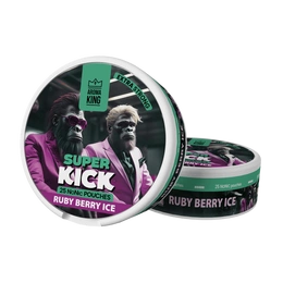 Saszetki nikotynowe Aroma King NoNic Super Kick - Ruby Berry Ice 5mg