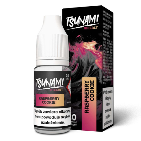 Liquid Tsunami Salt 10ml - Raspberry Cookie 20mg