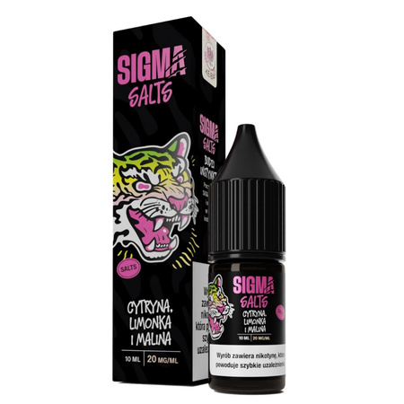 Liquid Sigma Salt 10ml - Zitrone Limette Himbeere 20mg