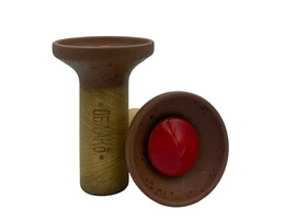 Hookah Bowl Oblako Flow Red On Brown