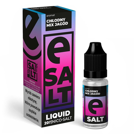 Liquid E SALT 10ml - Chłodny Mix Jagód 20mg