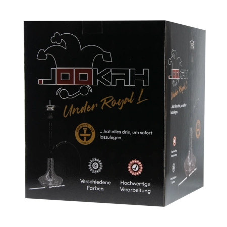 Waterpipe Jookah Under Royal L Red