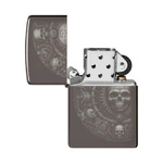 ZIPPO - Skull Mandala Black Ice