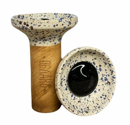 Hookah Bowl Oblako Flow Black On Meteorite