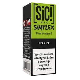 E-Liquid SIC! NIC 8ml - Pear Ice 6mg