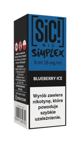 E-Liquid SIC! NIC 8ml - Blueberry Ice 18mg