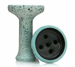 Shisha-Kopf Oblako Mono Black Dark Light Blue