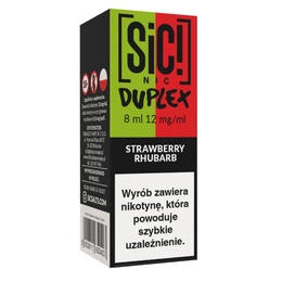 Liquid SIC! NIC 8ml - Strawberry Rhubarb 12mg