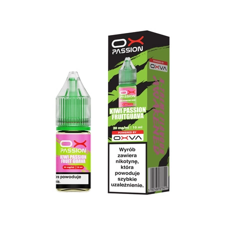 Liquid OX Passion 10ml - Kiwi Passion Fruit Guava 20mg