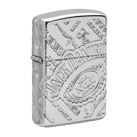 ZIPPO - Jack Daniels Polished Chrome