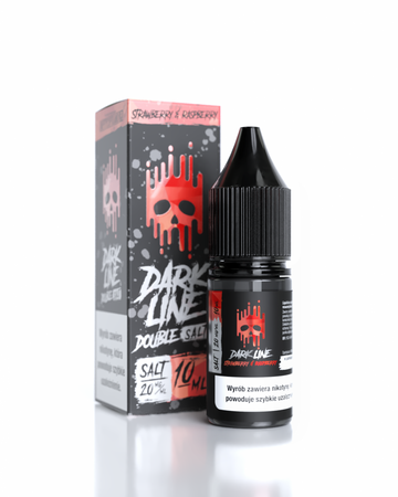 Liquid Dark Line Double Salt 10ml - Strawberry Raspberry 20mg