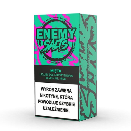Liquid Enemy Salts 9ml - Mint 18mg