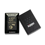 Lighter ZIPPO - ZIPPO - 8 BALL KING BLACK MATTE