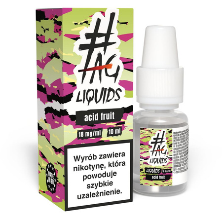 Liquid #TAG Classic 10ml - Acid Fruits 18mg