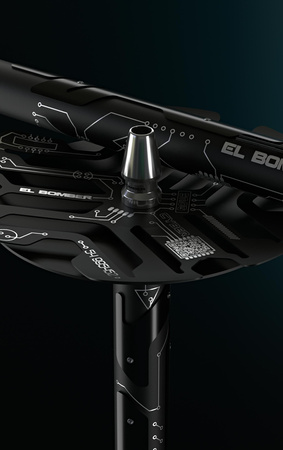 Shisha-Säule El Bomber Sansara Cyber Black