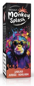 Liquid Monkey Splash Salt 10ml - Jabłko Arbuz Koolada 20mg