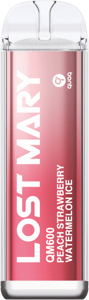 Einweg E-Zigarette Lost Mary QM600 - Peach Stawberry Watermelon Ice 20mg