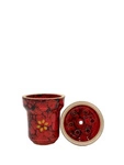 Hookah Bowl Masta Solaris Eva Red & Black