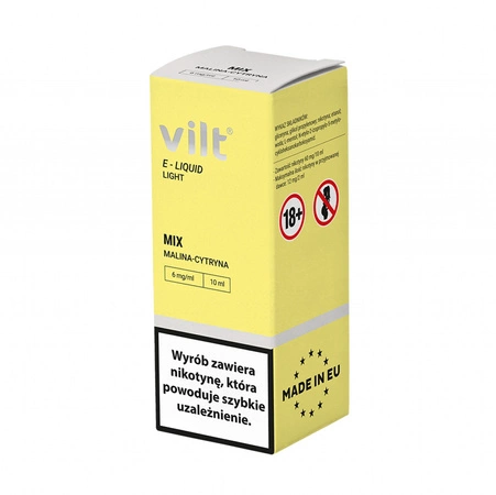 E-liquid VILT 10ml - Mix Malina Cytryna 06mg