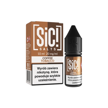 Liquid SIC! Salt 10ml - Coffee Tobacco 20mg