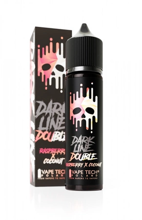 Longfill Dark Line Double 8/60ml - Raspberry Coconut