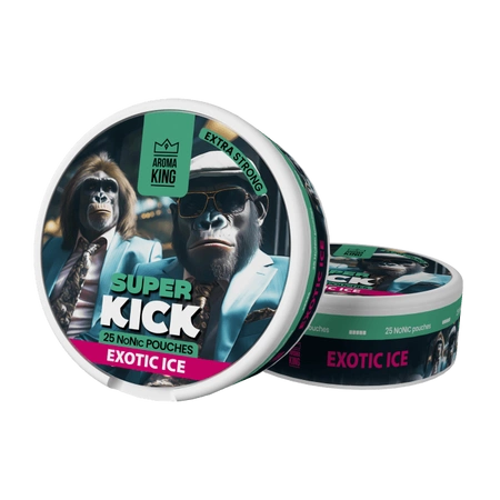 Saszetki nikotynowe Aroma King NoNic Super Kick - Exotic Ice 5mg