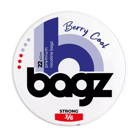 Nikotinbeutel BAGZ Berry Cool 3/6 STRONG