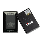 Feuerzeug ZIPPO - JACK DANIELS BLACK CRACKLE