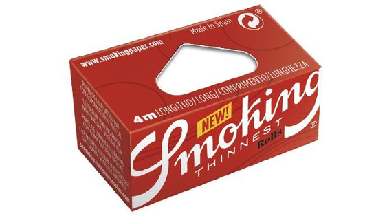 Bibułka Smoking Thinnest rolka 4m