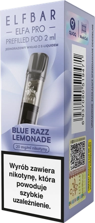 Wkład ELFBAR Elfa Pro Pod Blue Razz Lemonade 20mg 2ml