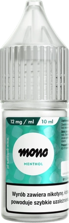 Liquid MONO 10ml - Menthol 12mg