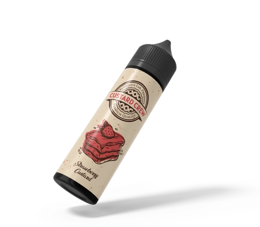 Longfill Custard Crew 10/60ml - Strawberry Custard