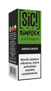 E-Liquid SIC! NIC 8ml - Green Grape Ice 18mg