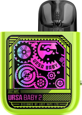 E-Zigarette POD Lost Vape Ursa Baby 2 - Pop Green x Time Gear