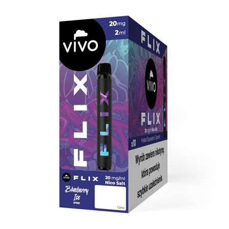 Einweg E-Zigarette VIVO FLIX 700 - Blueberry Ice 20mg