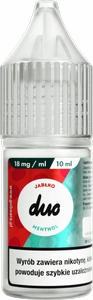 Liquid DUO 10ml - Jabłko Menthol 18mg