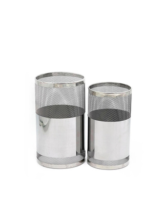 Windschutz aus Edehlstahl Small Silver N2