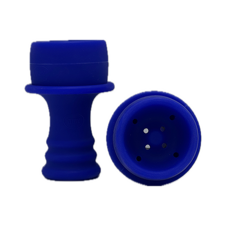 Shisha-Kopf Silicone AMY 8 Loch Blue