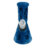 Bongopfeife High Fly (SI) - Blue Leaves (w.20cm)