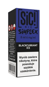 E-Liquid SIC! NIC 8ml - Blackcurrant Ice 6mg