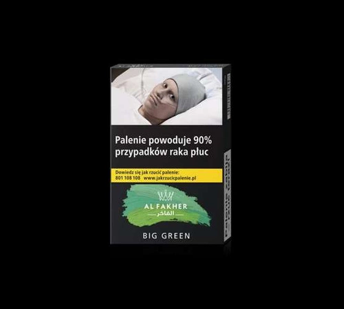 Tytoń do shishy Al Fakher 50g Big Green (Mięta) 