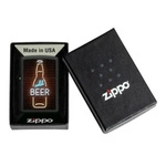 ZIPPO - Beer Sign Black Matte