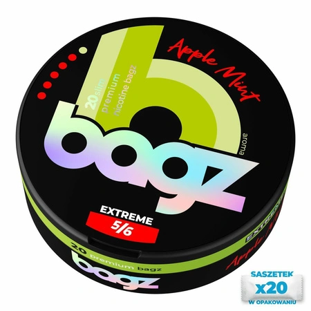 Woreczki Nikotynowe BAGZ Apple Mint 5/6 EXTREME