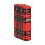 Feuerzeug ZIPPO - RED PLAID MATTE