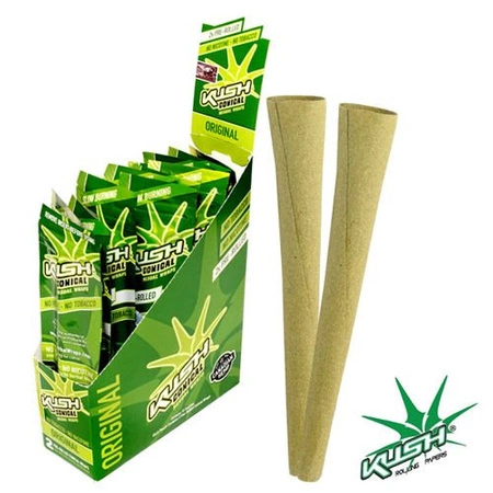 Rolling Papers Kush Herbal Cones x2 Original