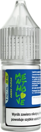 Liquid MENTHOLOVE 10ML - Green Fusion 3mg